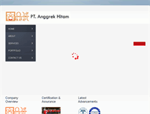 Tablet Screenshot of anggrekhitam.com